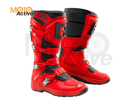 Мотоботы Gaerne GX-1 Goodyear (красно-черные)
